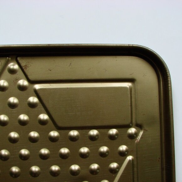 Vintage Chinese Checkers San Loo Metal 14x14 Game Board Blue Art Deco Style RARE - Picture 10 of 12